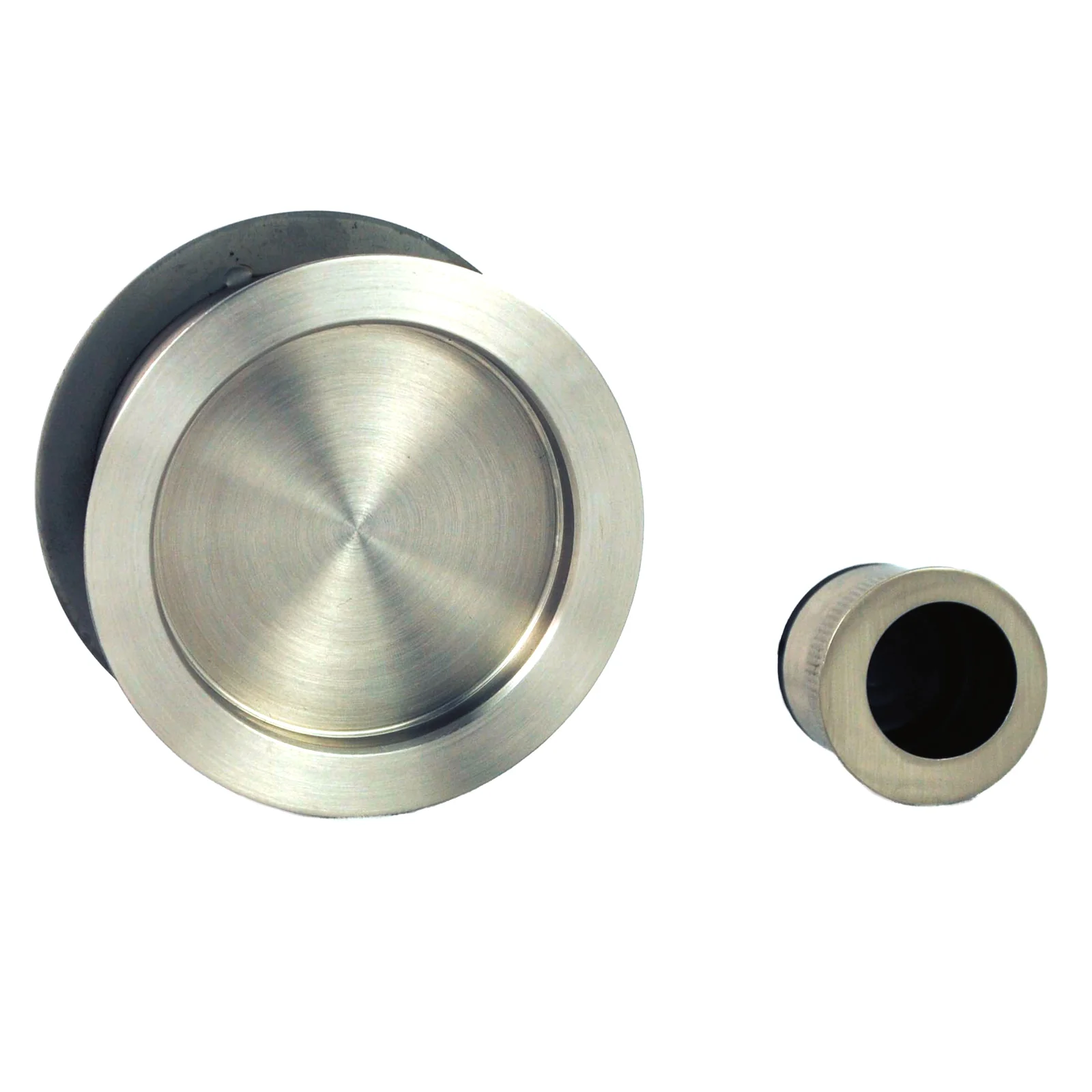 Nidus Cavity Sliding Door Passage Set SCD-PAS-RD-PSS Round Polished SS