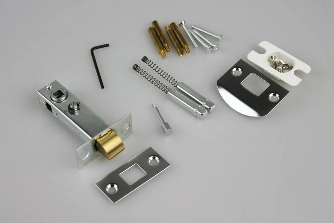 Nidus Door Handle Mediterranean Metro Square Privacy Lever Set SC MMSQPRISC - Image 3