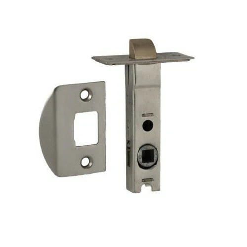 Nidus Door Knob Corona Passage Set White Polished Chrome w/ Latch CDFWHC - Image 3