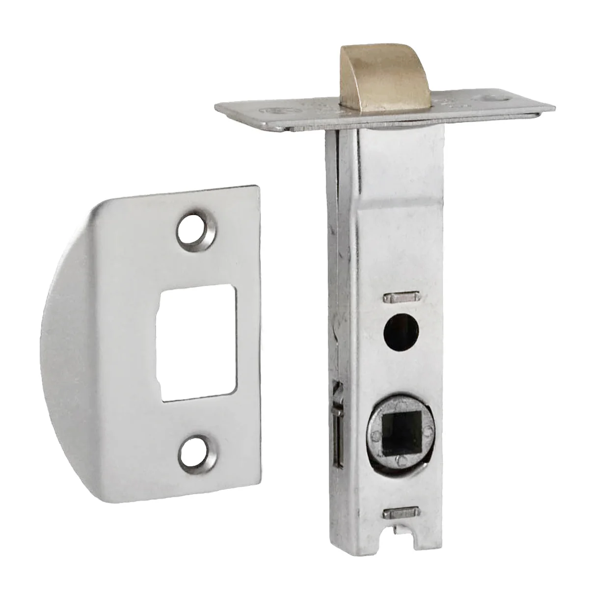 Nidus Door Knob Wentworth Passage Set with Latch Polished Chrome WDFCP - Image 2