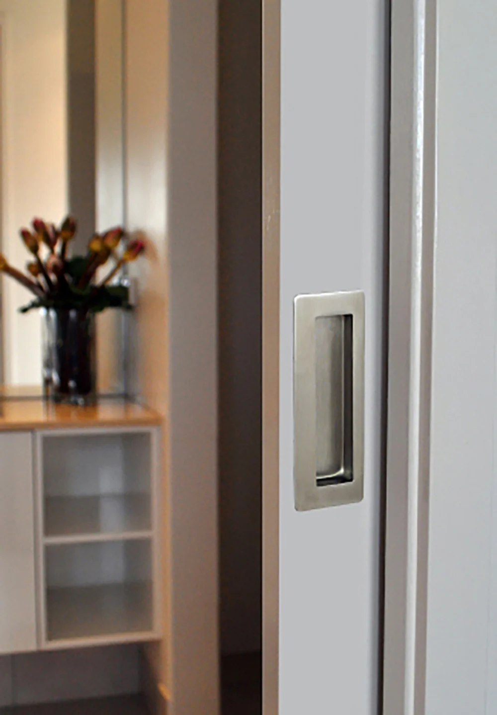 Nidus Flush Pull FPSQ1PSS Square Edge Polished Stainless Steel - Image 2