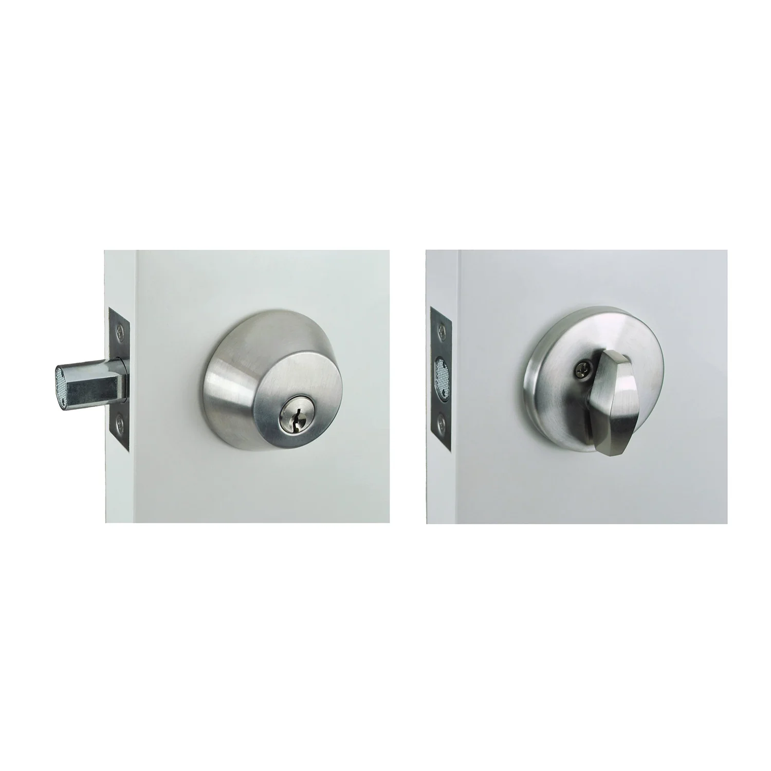 Nidus Houselot Deadbolt Single Cylinder 60-70mm - Available in Chrome Plate and Satin Chrome - Image 2
