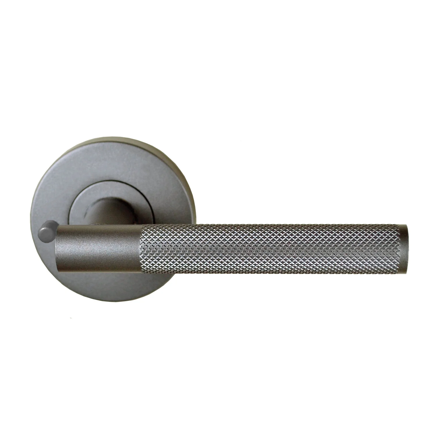 Nidus Knurled Domici Lever on Rose Privacy Set - Available In Various Finishes - Image 3