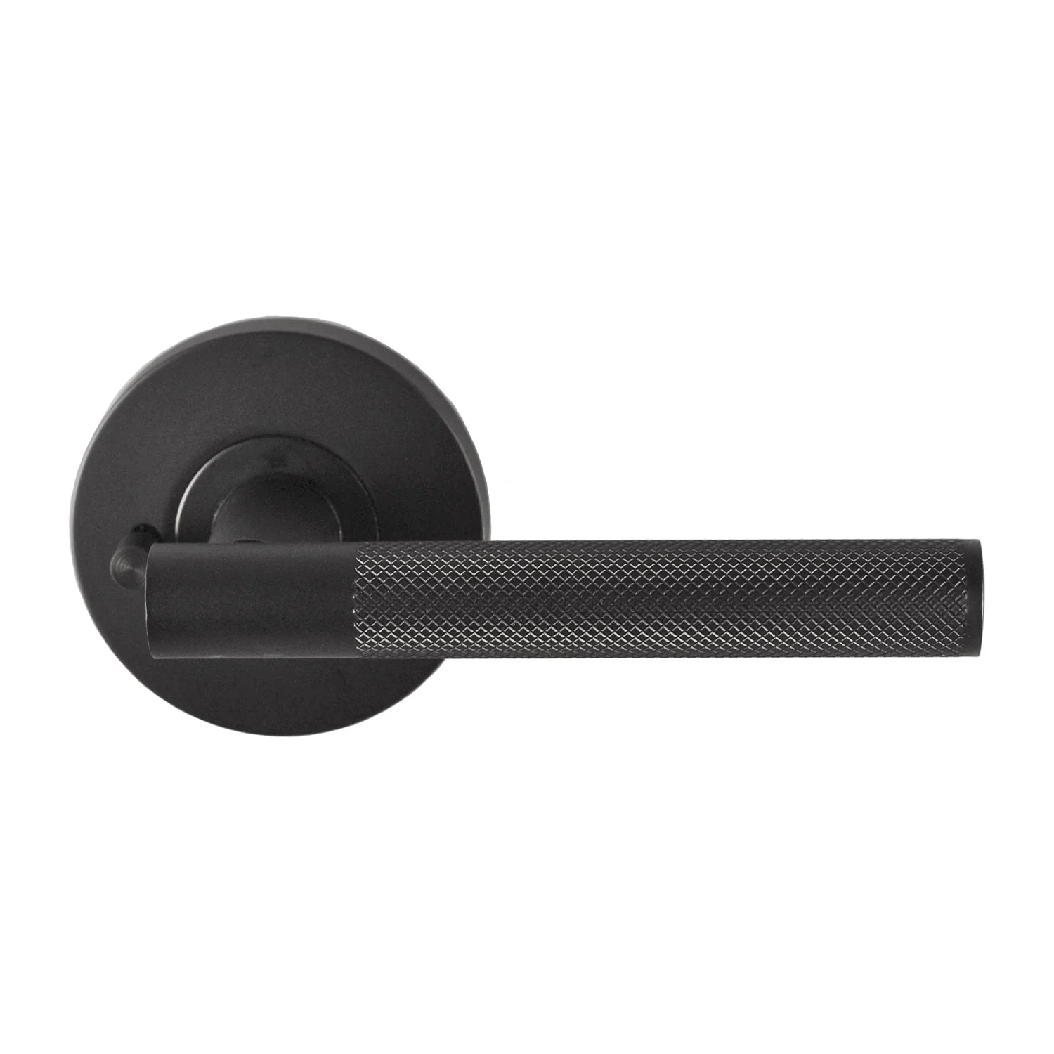 Nidus Knurled Domici Lever on Rose Privacy Set - Available In Various Finishes - Image 5