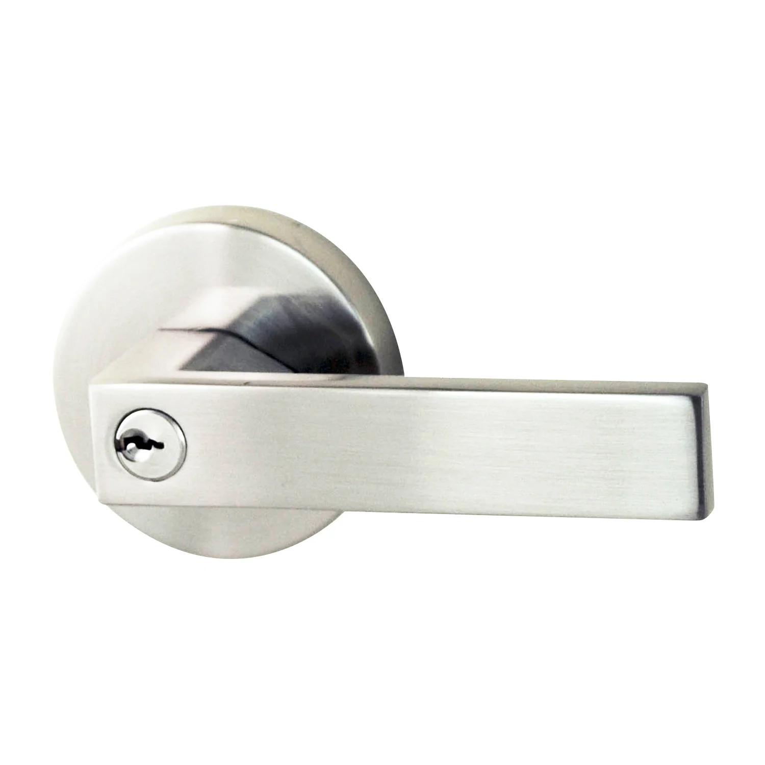 Nidus Lonsdale Door Lever Round Entrance Set - Available in Various Finishes - Image 4