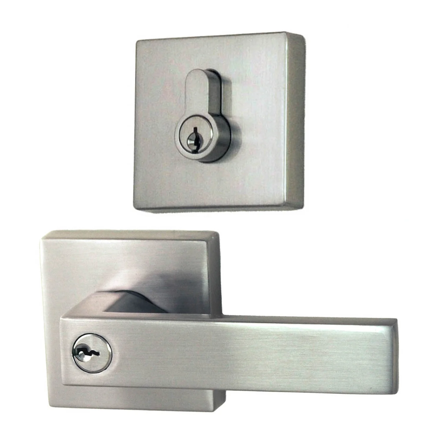 Nidus Lonsdale Door Lever Square Entrance Set - Available in Various Finishes - Image 2