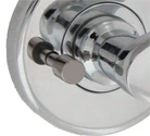 Nidus Door Handle Mediterranean Domici Privacy Lever Set Polished Chrome M-DOMPRICP - Image 3
