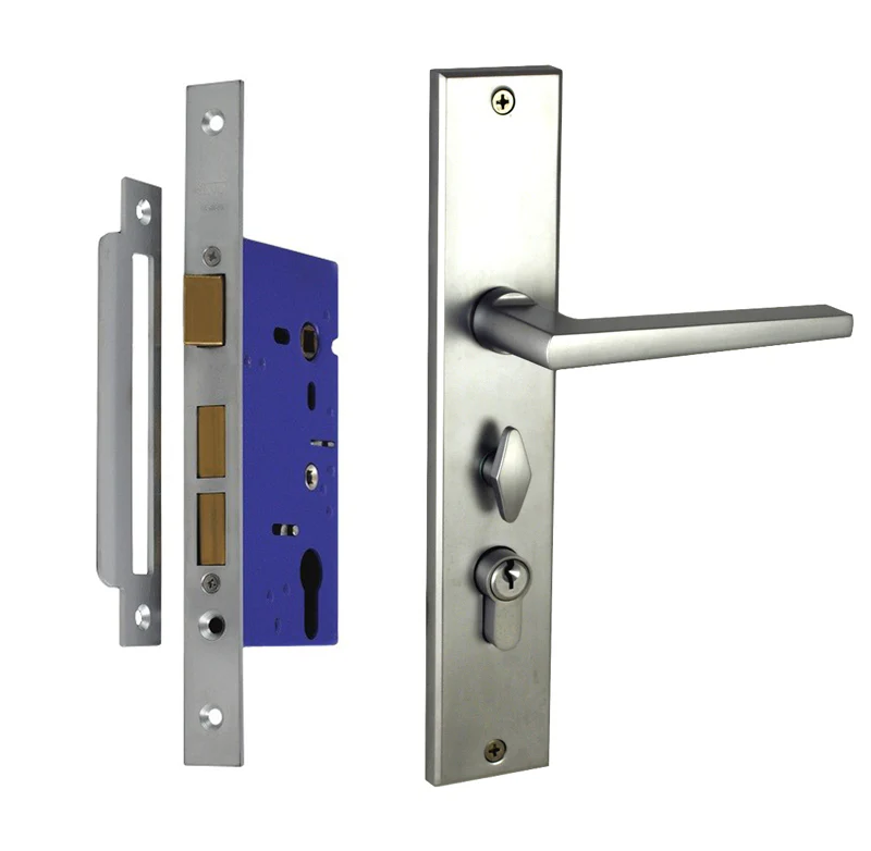 Nidus OZI 1 Mortice Door Lock Marino Lever Combo CLP-MAR-OR-SC Right Hand
