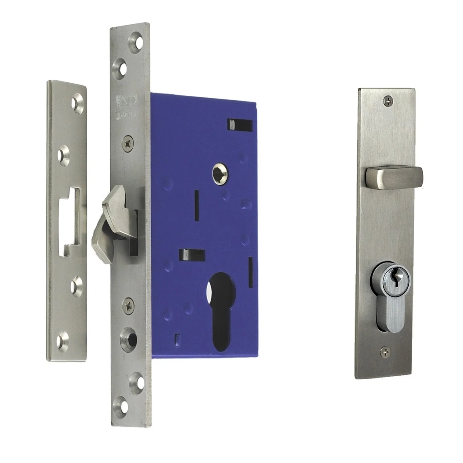Nidus OZI 2 Sliding Door Mortice Lock Combo - Available in Various Finishes - Image 2