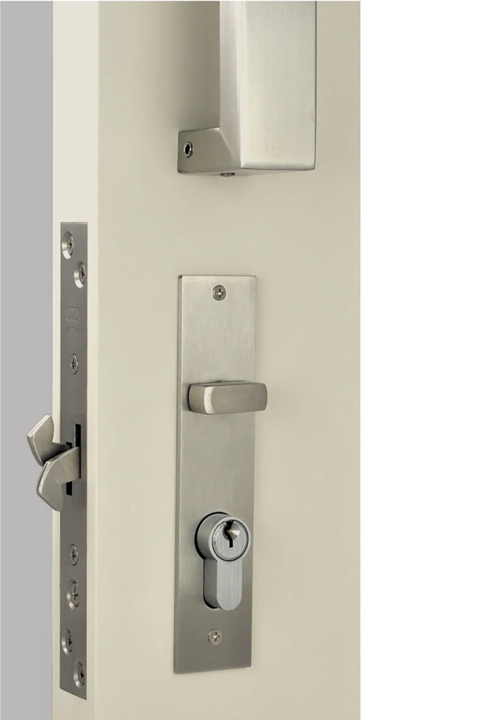 Nidus Ozi-2 Sliding Door Pull Handle Combo 195mm - Available in Polished and Stainless Steel - Image 2