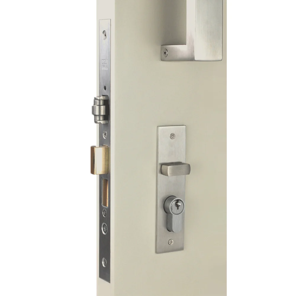 Nidus Rectangle OZI 3 Roller Mortice Lock Combo - Available in Various Finishes and Handing - Image 7