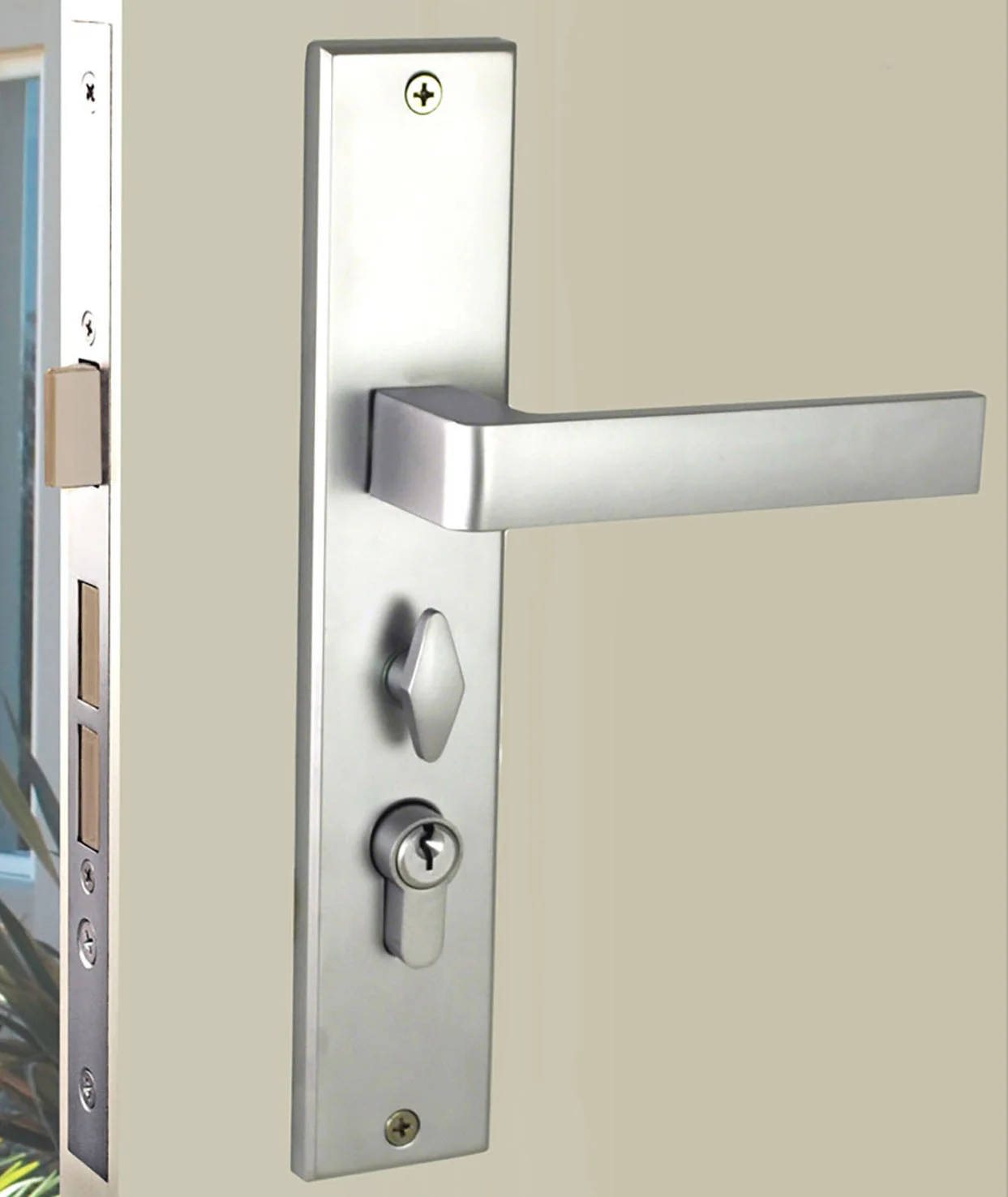 Nidus Turin Ozi-1 Lock Combo Door Lever on Longplate Entrance Set - Image 5