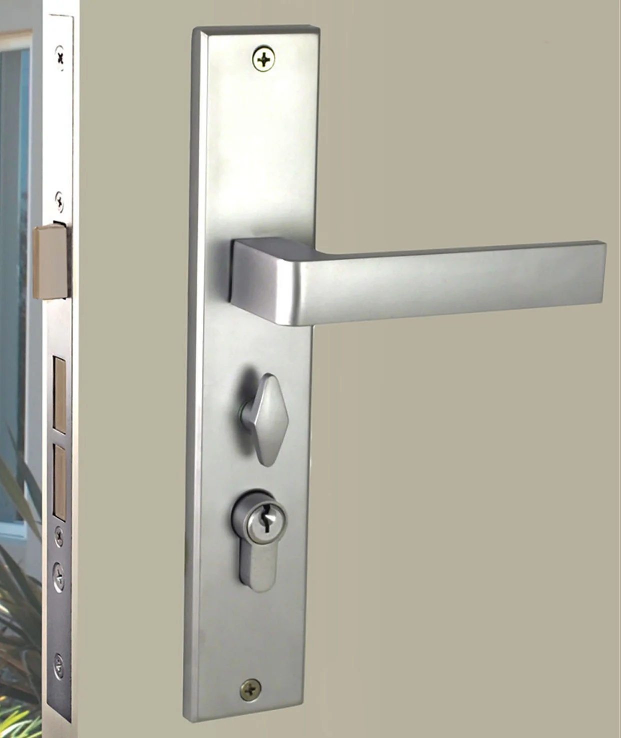 Nidus Turin Ozi-1 Lock Combo Door Lever on Longplate Entrance Set - Image 8