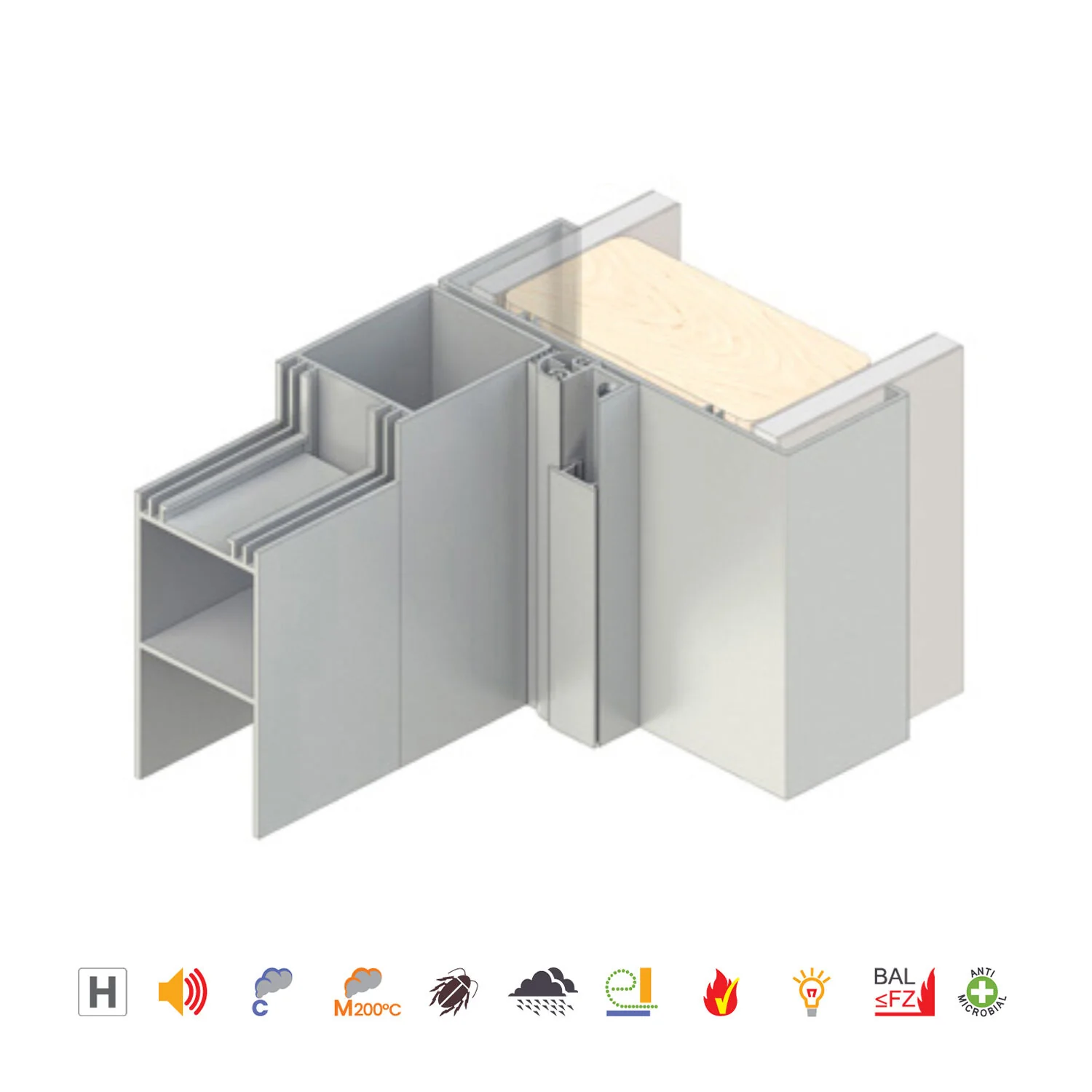 Raven RP10Si Acoustic and Smoke Door Stop Frame Seals Silver Anodised - Available in Various Sizes - Image 2