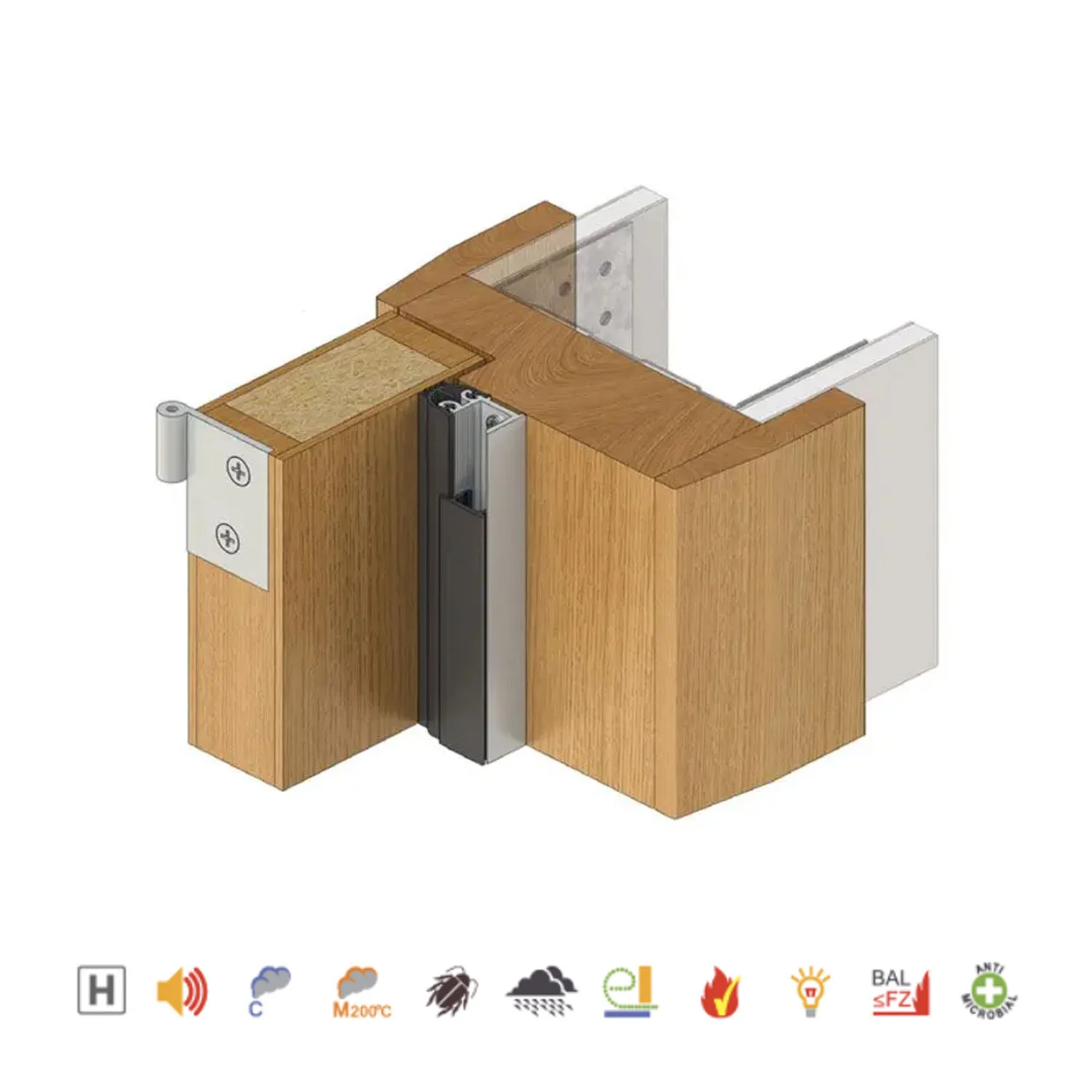 Raven RP10Si Door Frame Perimeter Seal Fire Rated Black - Available in Various Sizes - Image 7