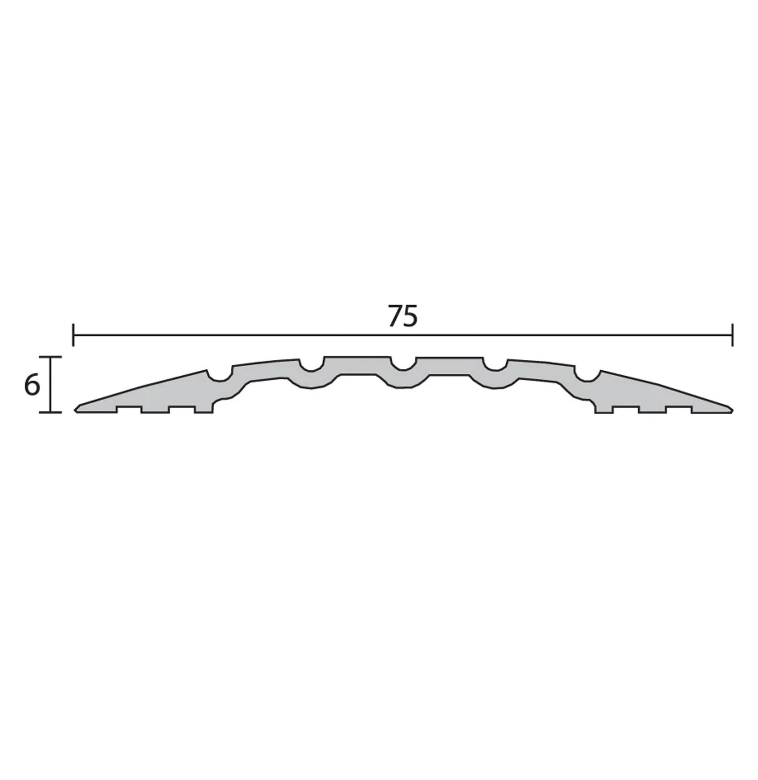 Raven RP115 Threshold Plates 2000mm Black 2000mm A115BK2000 - Image 3