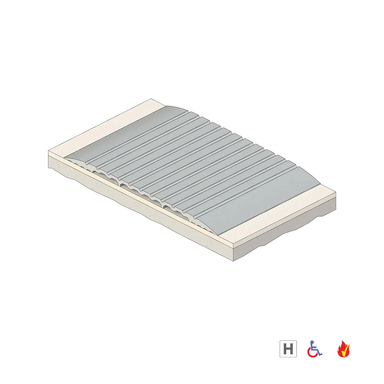 Raven RP137 Threshold Plate Silver Anodised - Available in Various Sizes