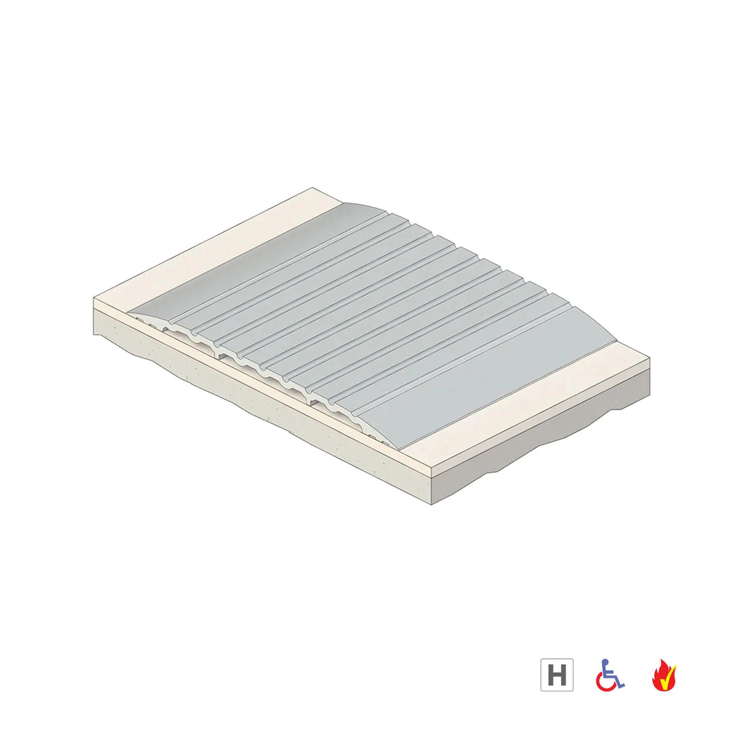 Raven RP151 Threshold Plate Silver Anodised - Available in Various Sizes