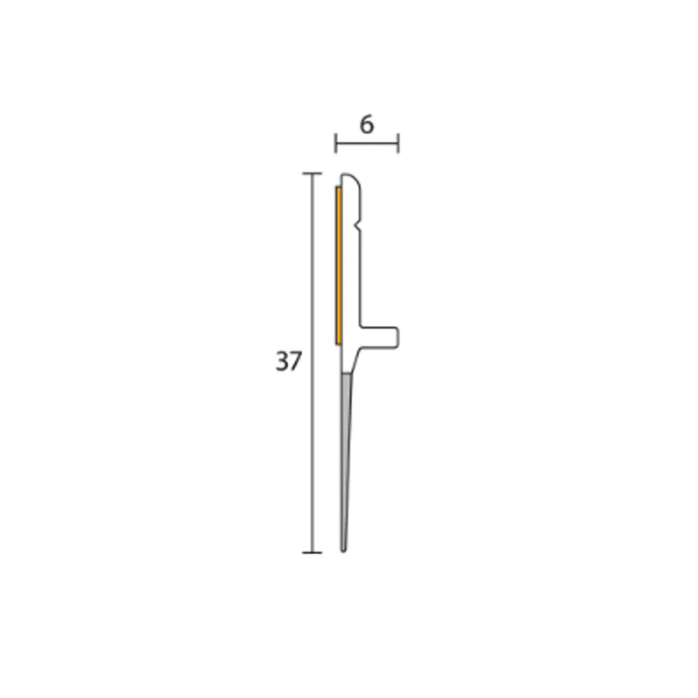 Raven RP17B Door Bottom Sweep Seal White 3000mm A17BW3000 - Image 3