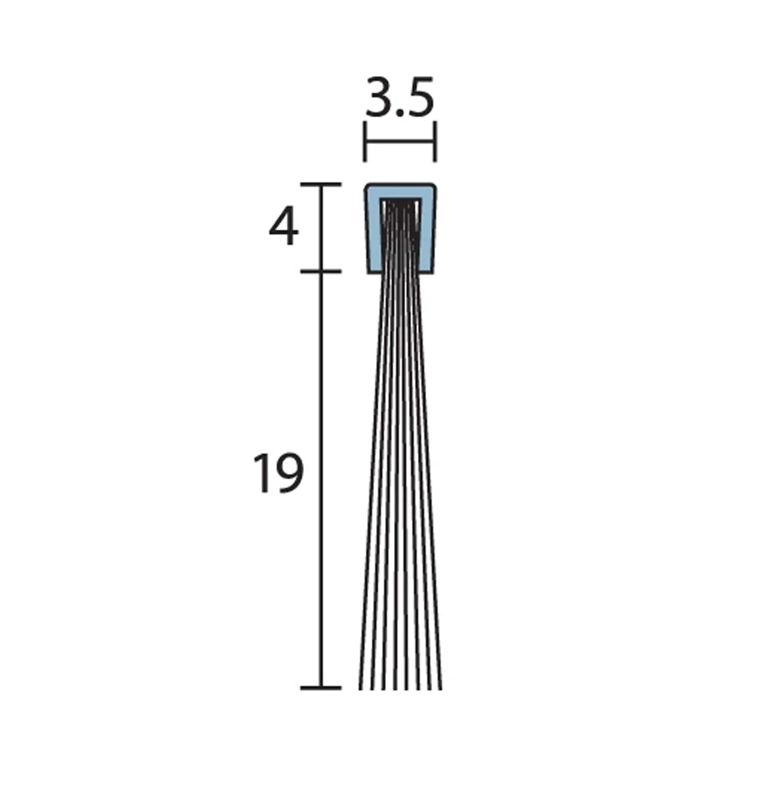 Raven RP2 Brush Strip Seal - Available in Various Sizes - Image 3