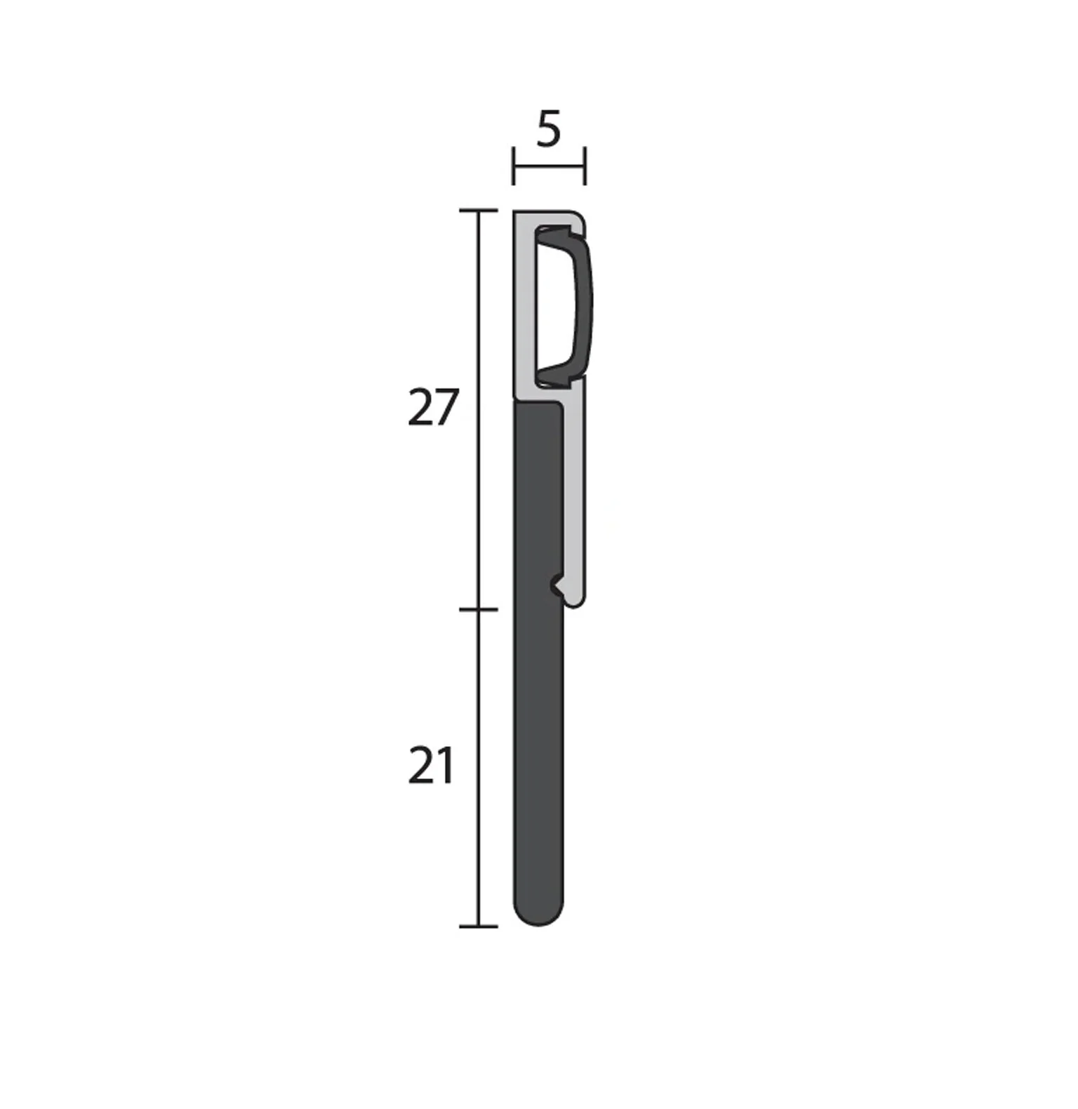 Raven RP26 Door Bottom Sweep Seal - Available in Various Sizes - Image 2