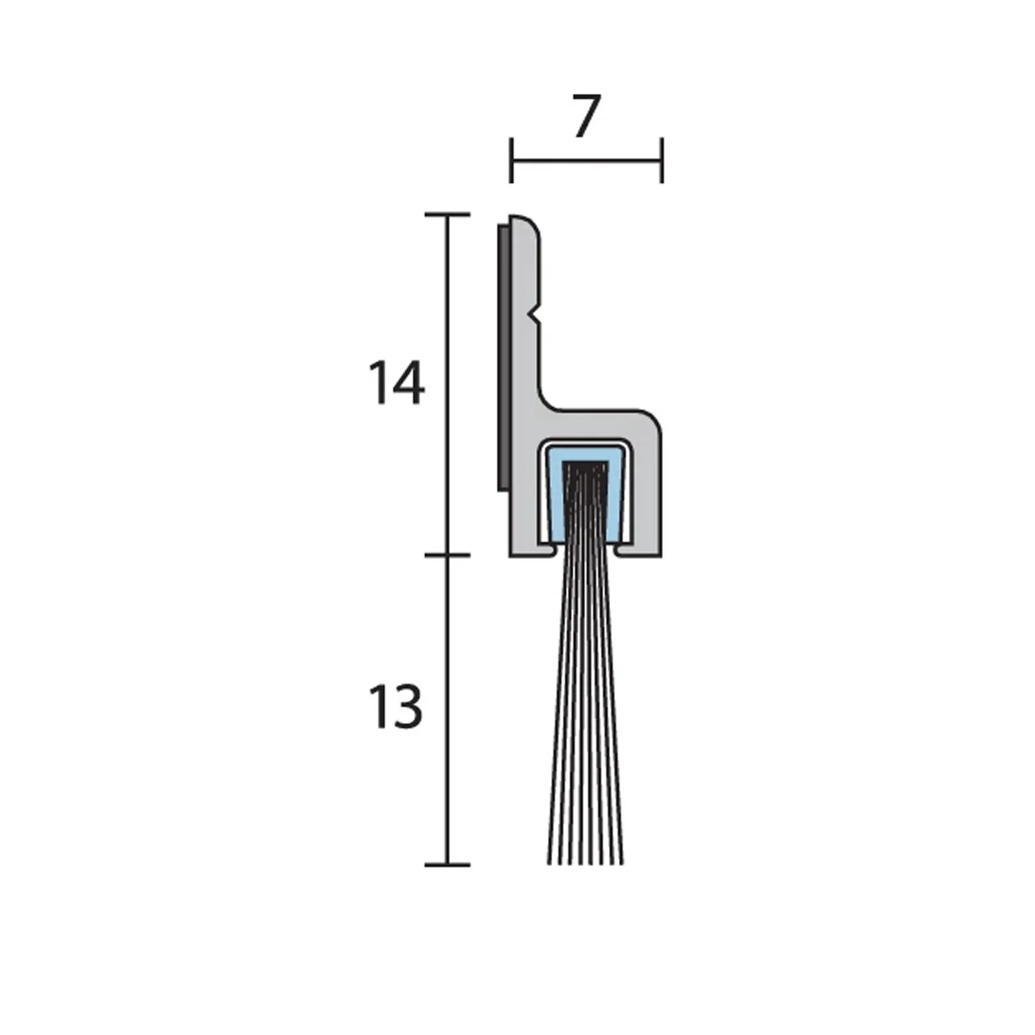 Raven RP2B Brush Strip Seal - Available in Various Sizes - Image 2