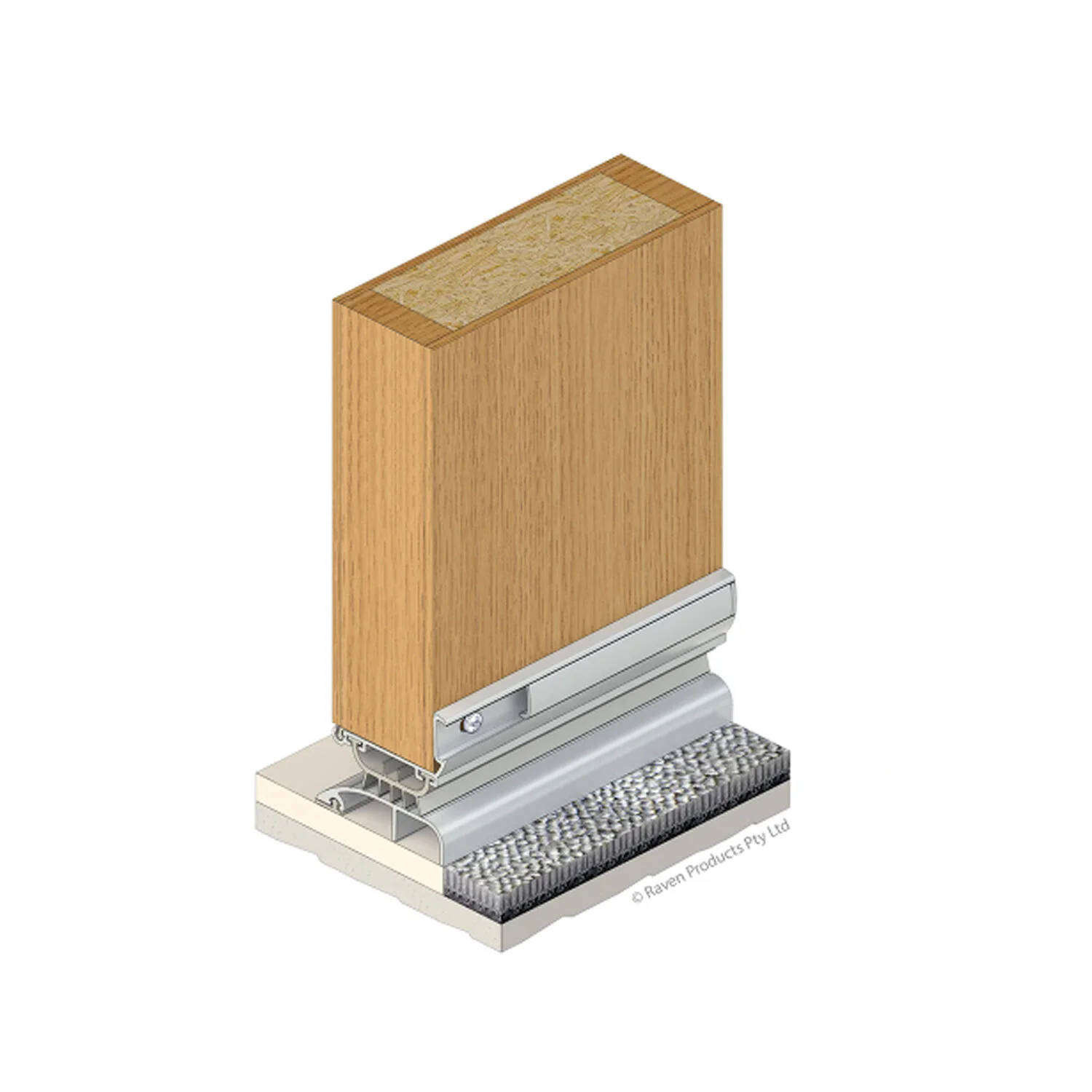 Raven RP4 Storm Proof Door Bottom Seal Silver Anodised - Available in Various Sizes - Image 9
