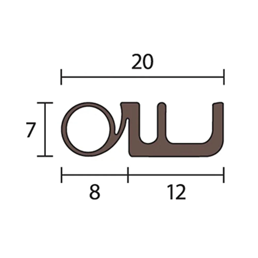 Raven RP7 Weather and Acoustic Frame Seal - Available in Various Finishes - Image 2