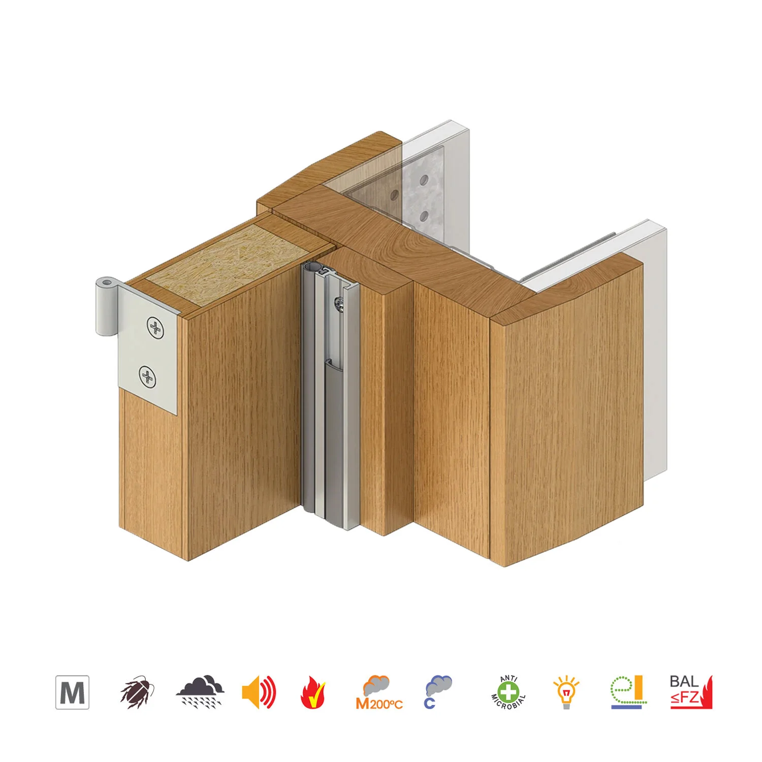 Raven RP78Si Door Perimeter Seal - Available in Various Finishes and Sizes - Image 11