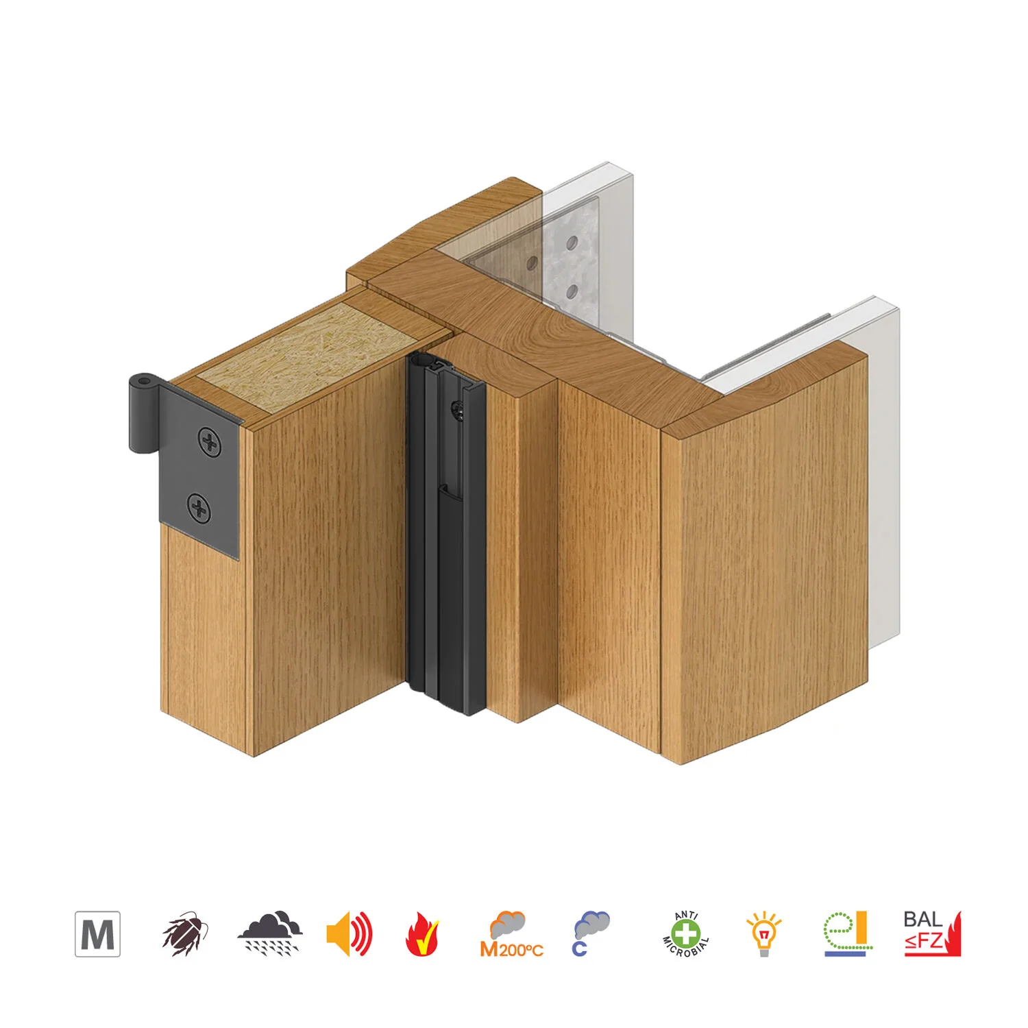 Raven RP78Si Door Perimeter Seal - Available in Various Finishes and Sizes - Image 12