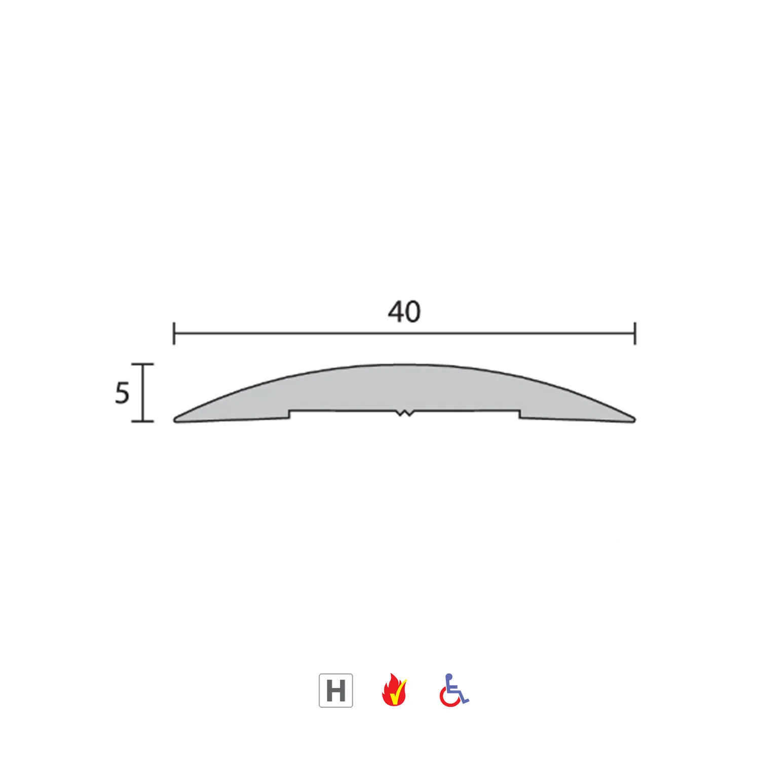 Raven RP82 Low Profile Threshold Plate 1000mm Bronze Anodised A82B1000 - Image 2