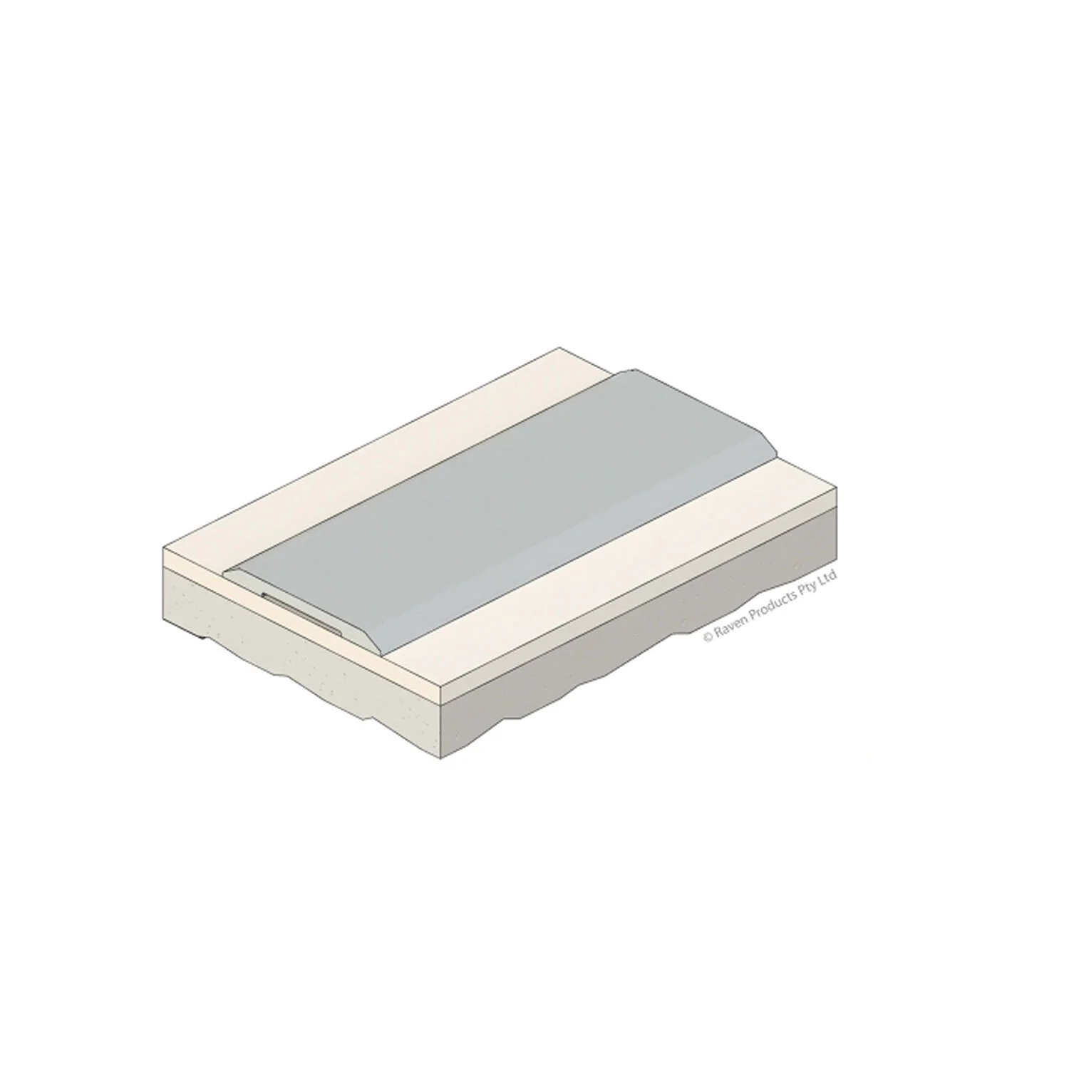 Raven RP96 Threshold Plate 2000mm Silver Anodised A96C2000