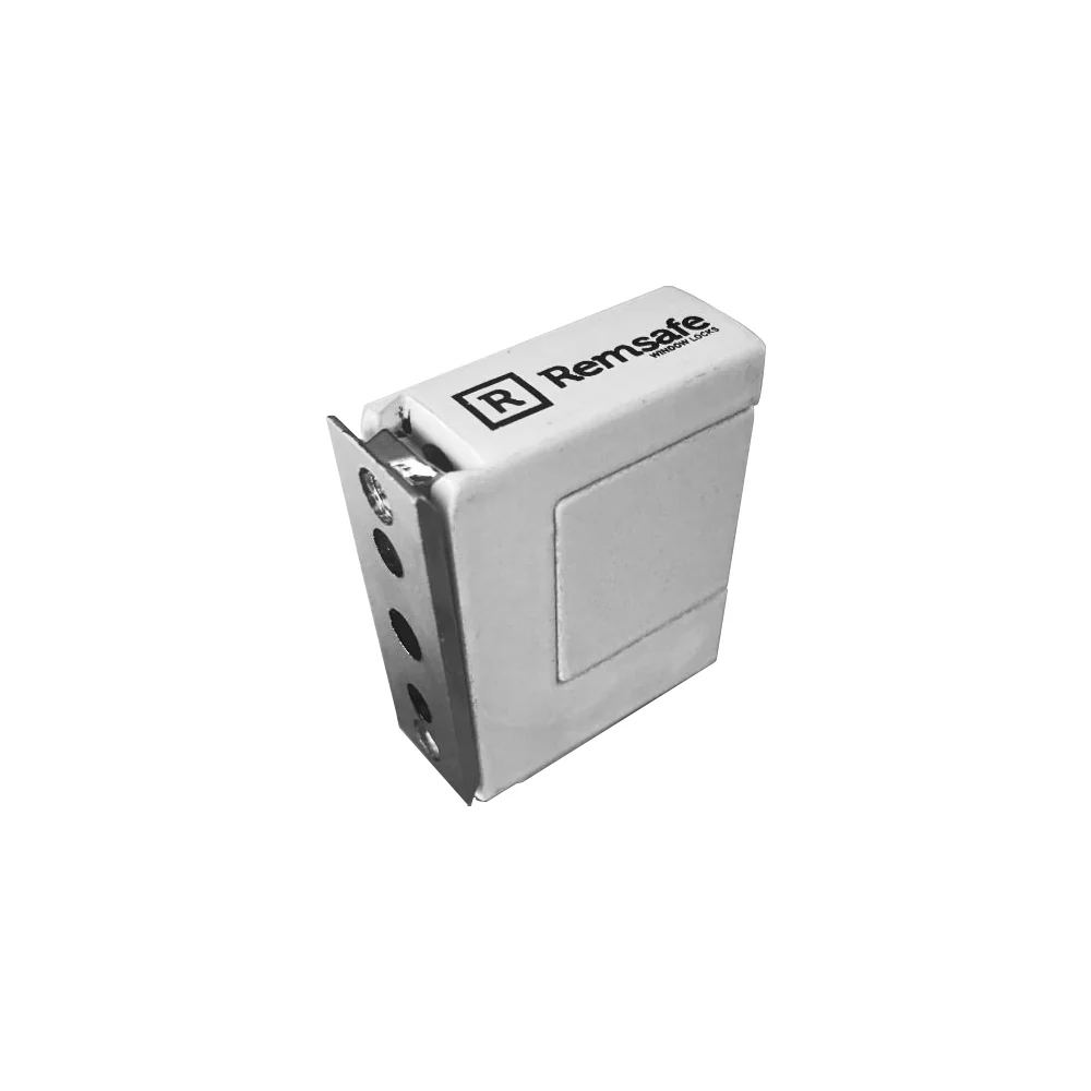 Remsafe Track Aluminum Sliding Window Restrictor Lock - Available in Black and White Finish - Image 4