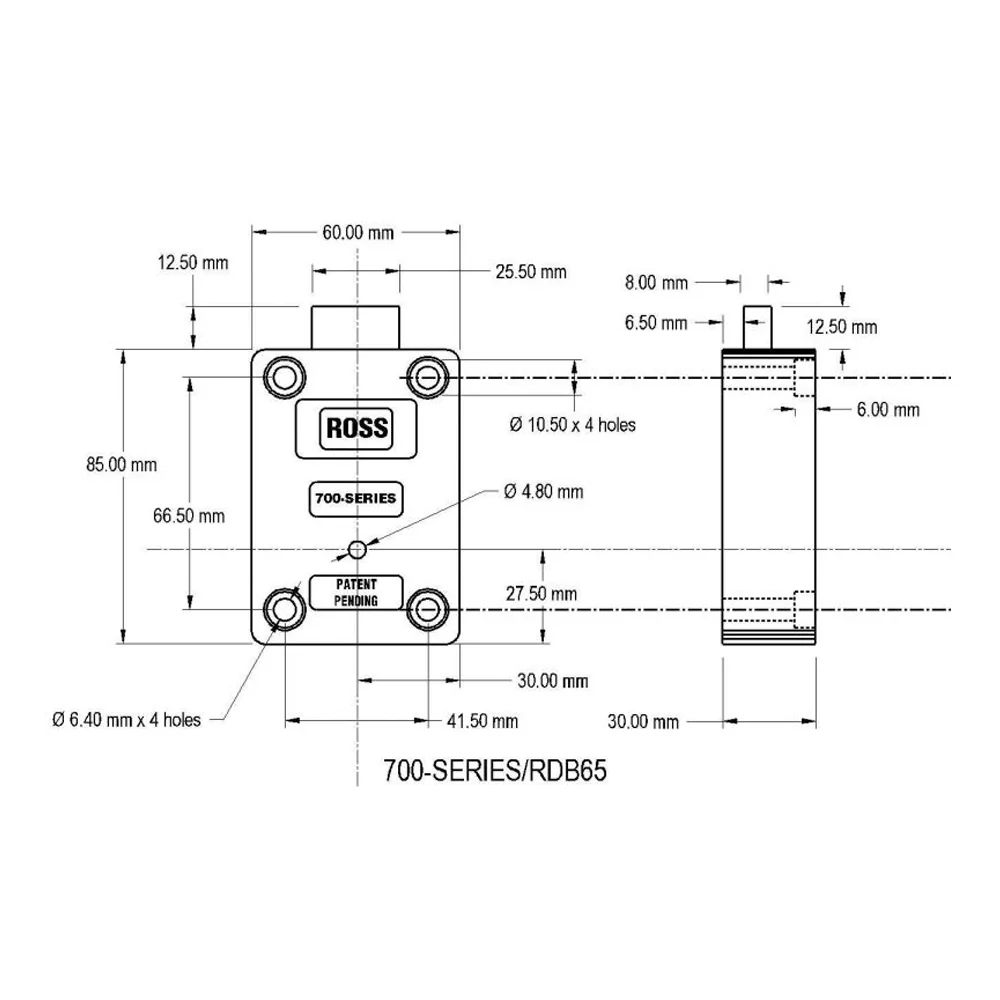 Ross 700 Retrofit Series Safe Door Lock 08952800 - Image 2
