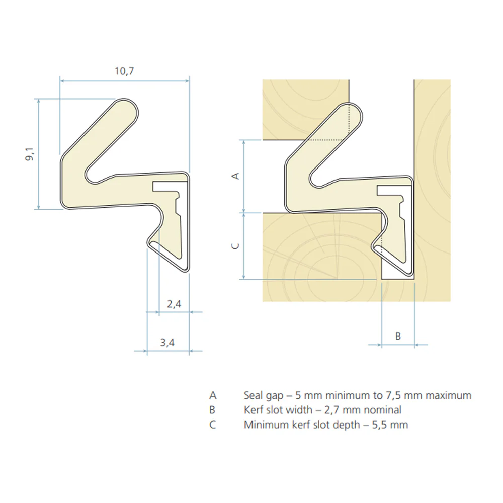 Schlegel Aquamac 21 Foam Weather Seal *Price Per Metre* - Image 2