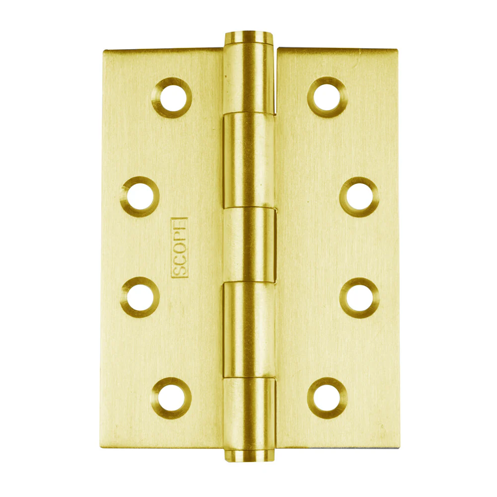 Scope Butt Hinge Fixed Pin 100x76x3mm - Available in Various Finishes - Image 2