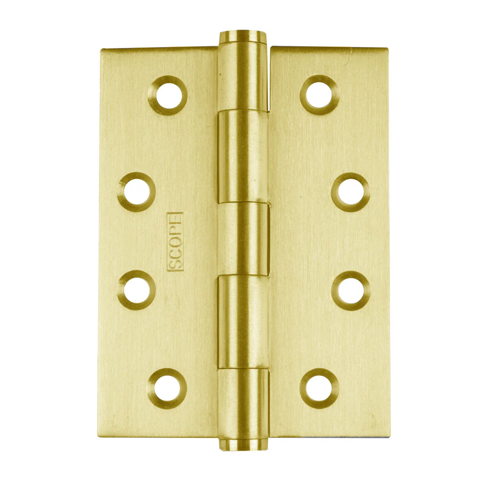 Scope Butt Hinge Fixed Pin 100x76x3mm - Available in Various Finishes - Image 4