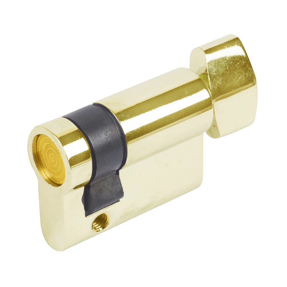 Scope CYLEST Euro Single Turn Cylinder - Available in Polished Brass and Satin Chrome Finish - Image 2