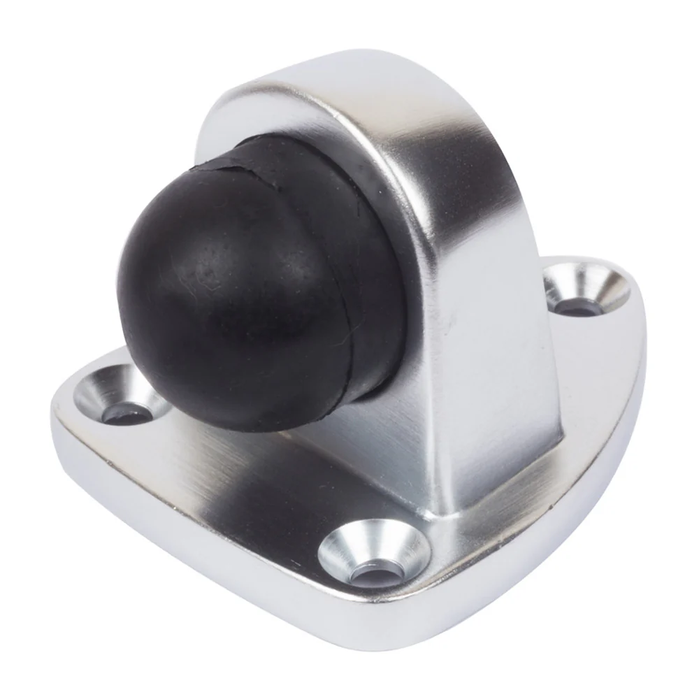 Scope Door Stop Aluminium Floor Fix - Available in Matt Black and Satin Chrome - Image 2