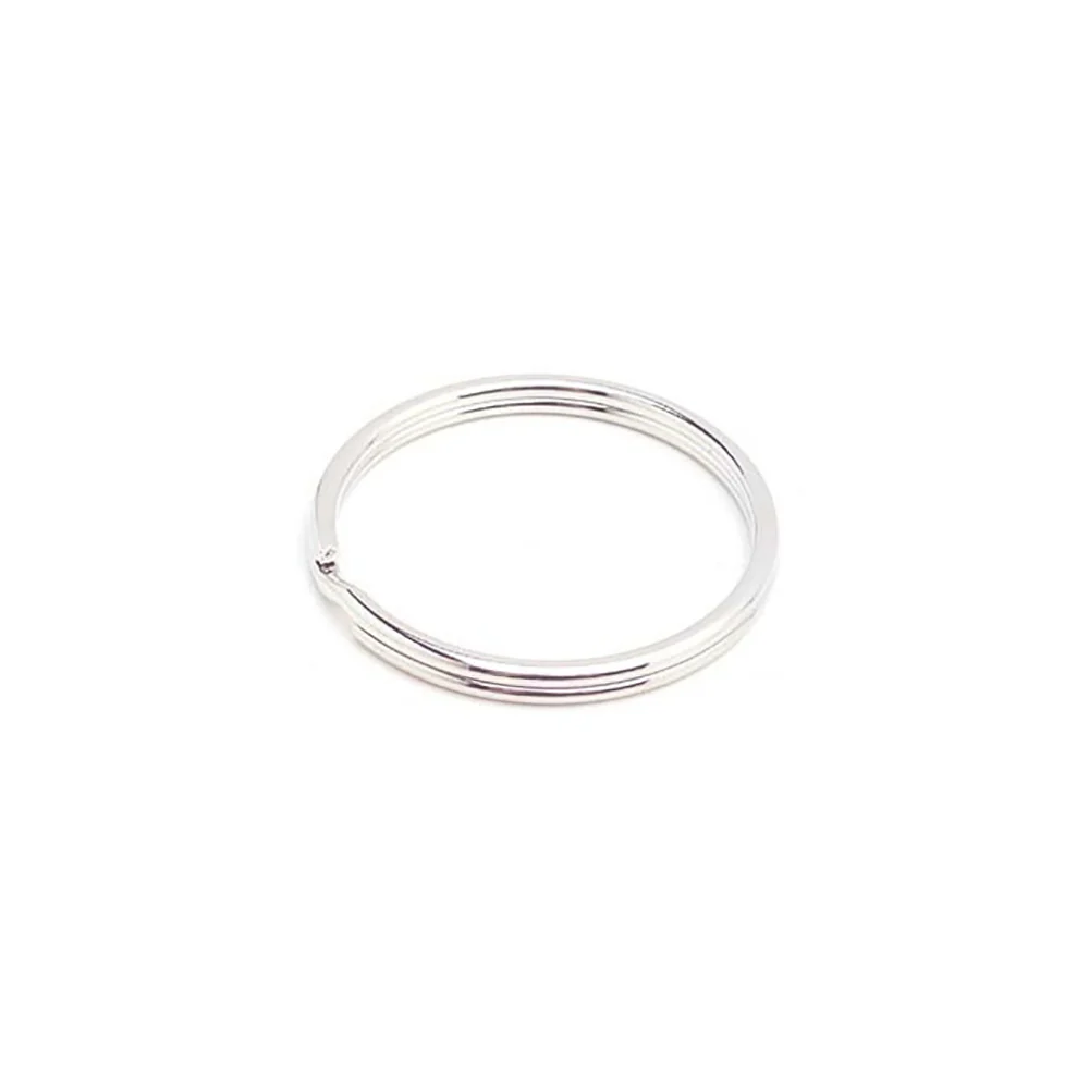 Steel Split Key Rings *200 Pack* 35mm Polished Chrome KR35MM