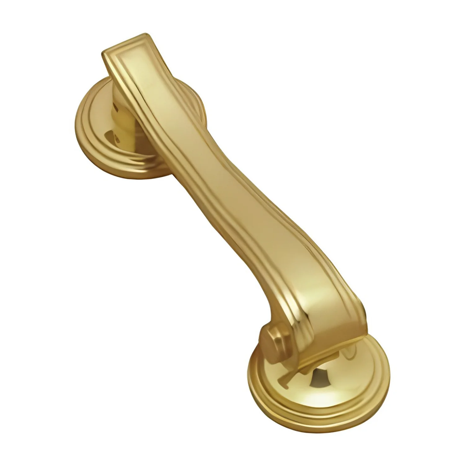 Superior Brass Art Deco Vertical Door Knocker - Available in Various Finishes - Image 3