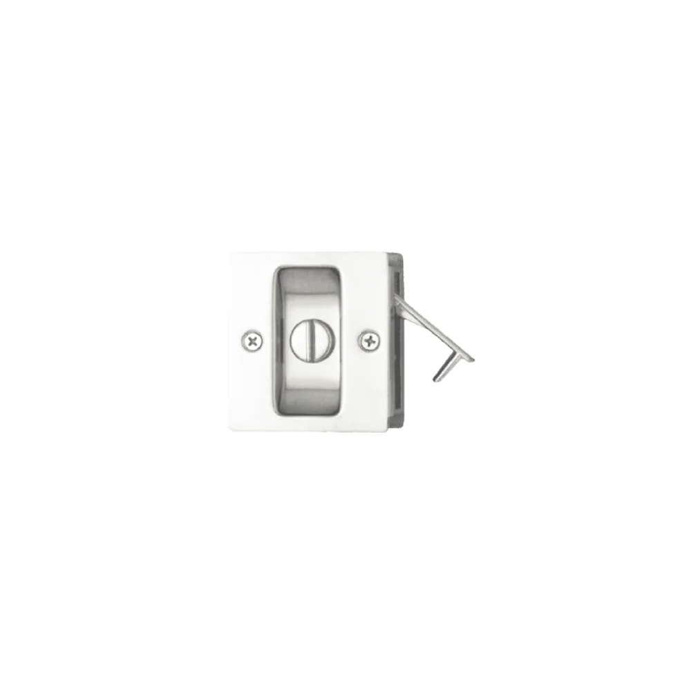 Superior Brass Cavity Sliding Door Lock Privacy - Available in Various Finishes - Image 4