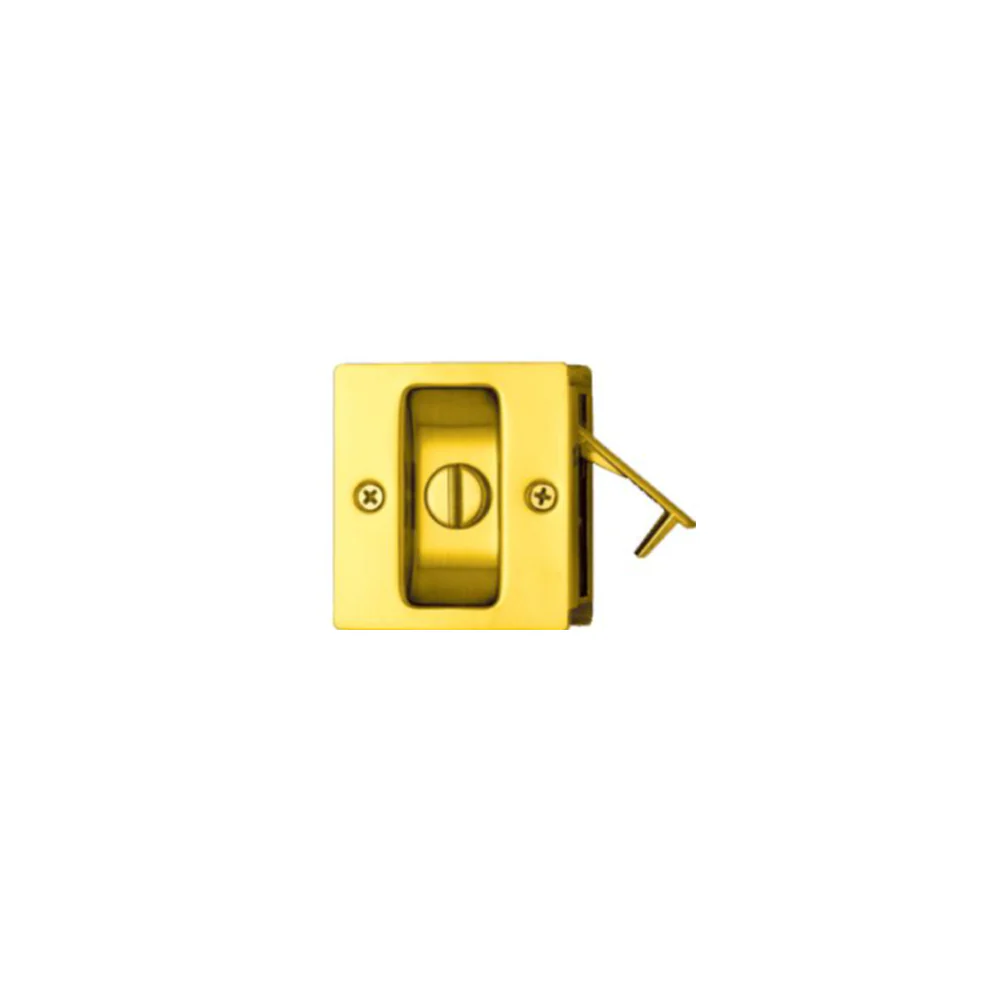 Superior Brass Cavity Sliding Door Lock Privacy - Available in Various Finishes - Image 5