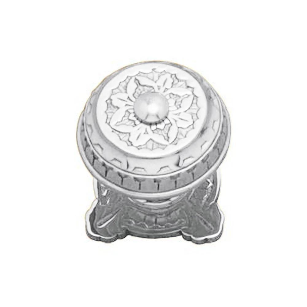 Superior Brass Centre Door Knob on Square Rose 80mm - Image 3