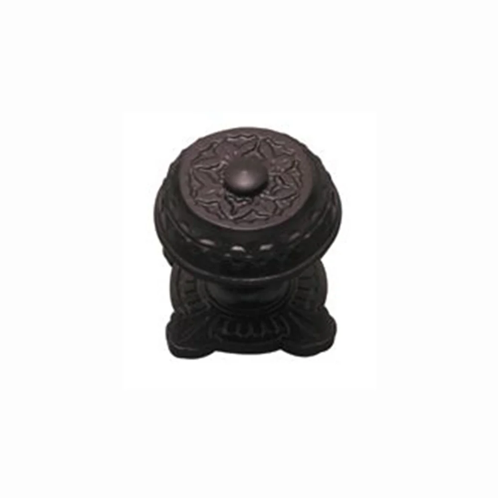 Superior Brass Centre Door Knob Square Black 86mm 2004