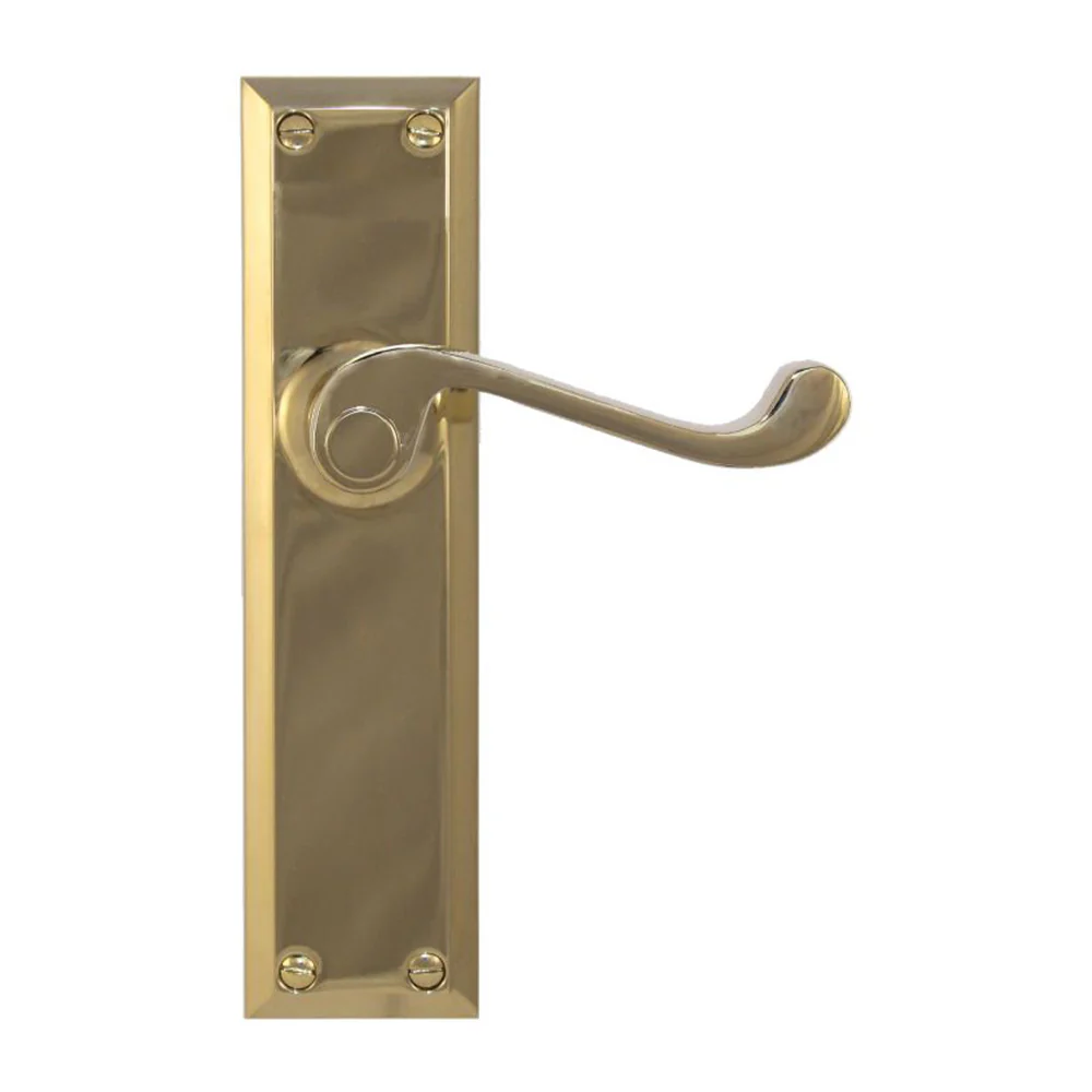 Superior Brass Classic Door Lever Single Step Passage Set - Available in Various Finishes - Image 5
