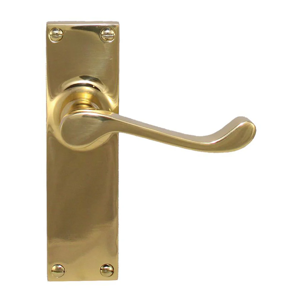 Superior Brass Colonial Design 1 Door Lever Passage Set - Available in Various Finishes - Image 4