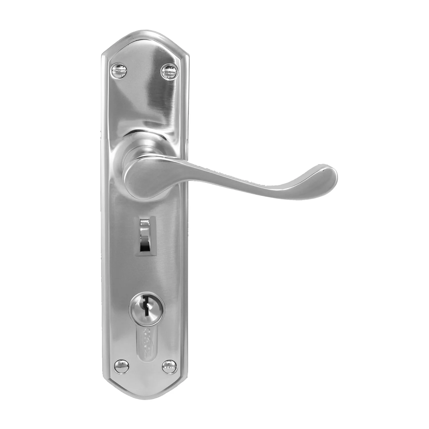 Superior Brass Colonial Design 2 Door Lever Entrance with Privacy - Available in Various Finishes - Image 5