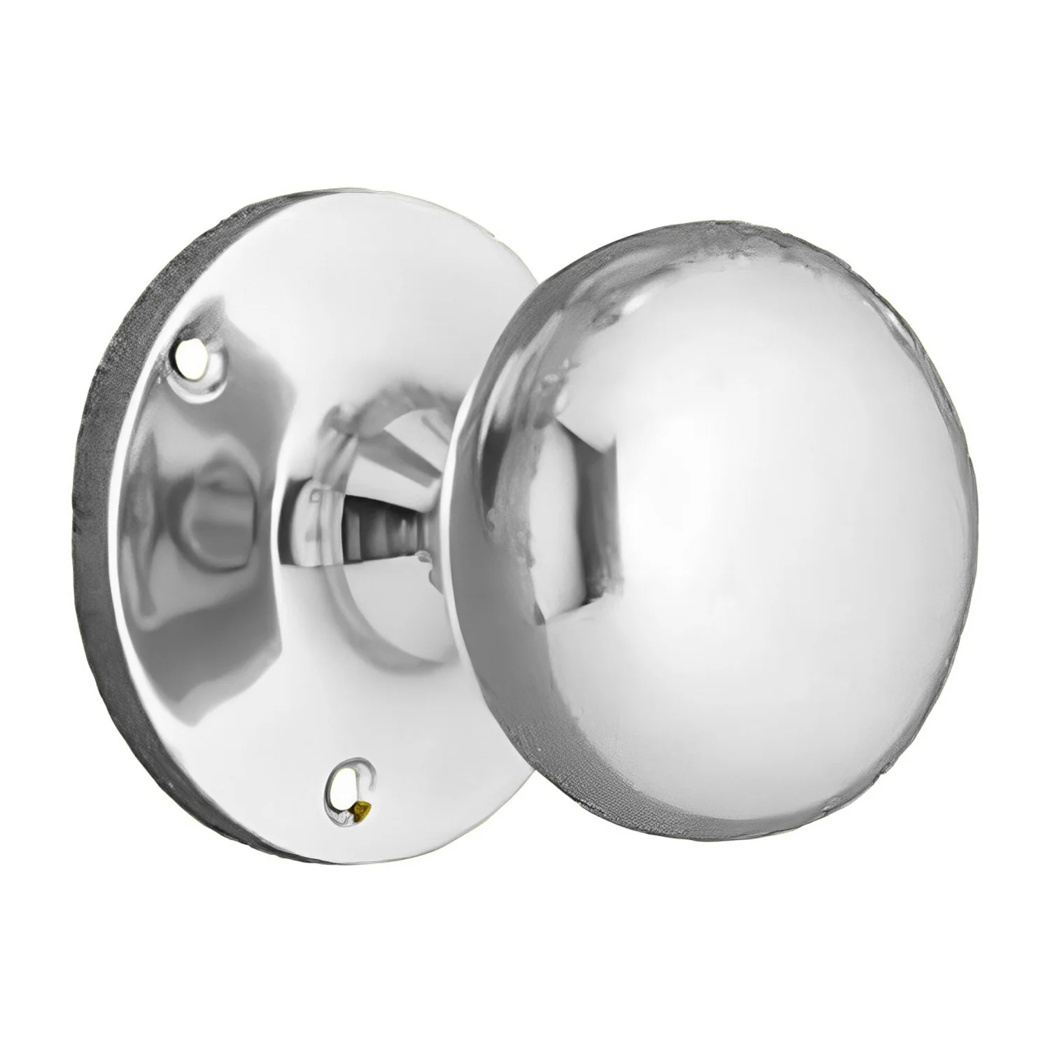 Superior Brass Colonial Door Knob on Rose Passage Set - Available in Various Finishes - Image 3