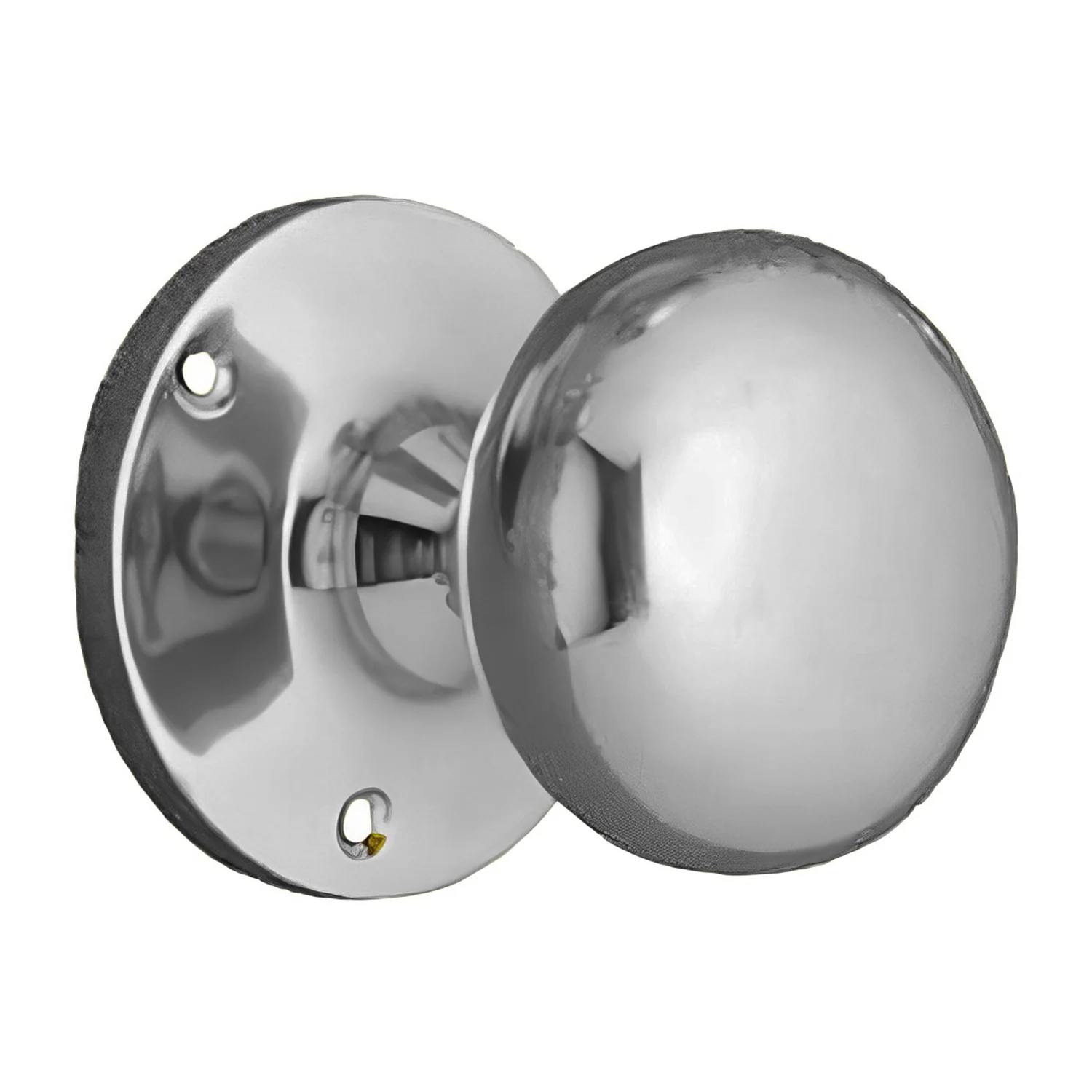 Superior Brass Colonial Door Knob on Rose Passage Set - Available in Various Finishes - Image 4